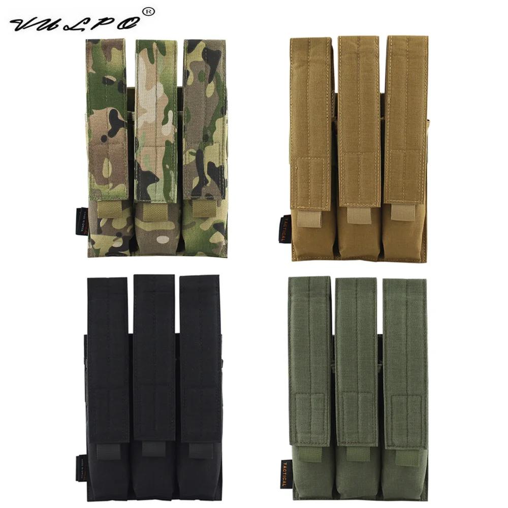 VULPO tactique fusil Triple pochette pour magazines modulaire Molle Triple Mag pochette transporteur