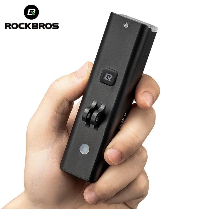ROCKBROS – feu avant intelligent en alliage d'aluminium, 1500lm/1000lm, charge de Type C, Version su