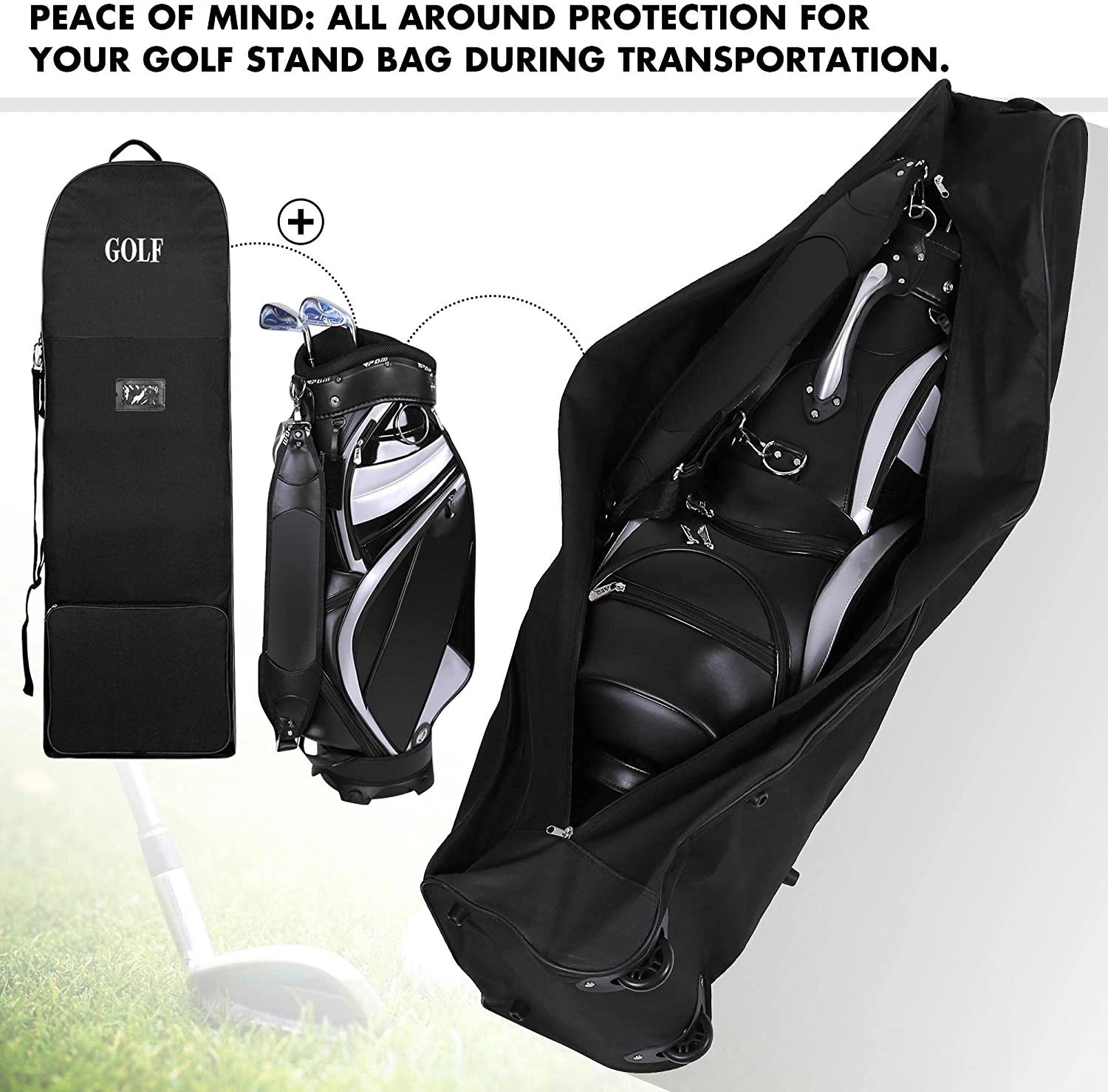Sacs de voyage de Golf souples avec roues, sac d'aviation de grande capacité, sacs pratiques et dura