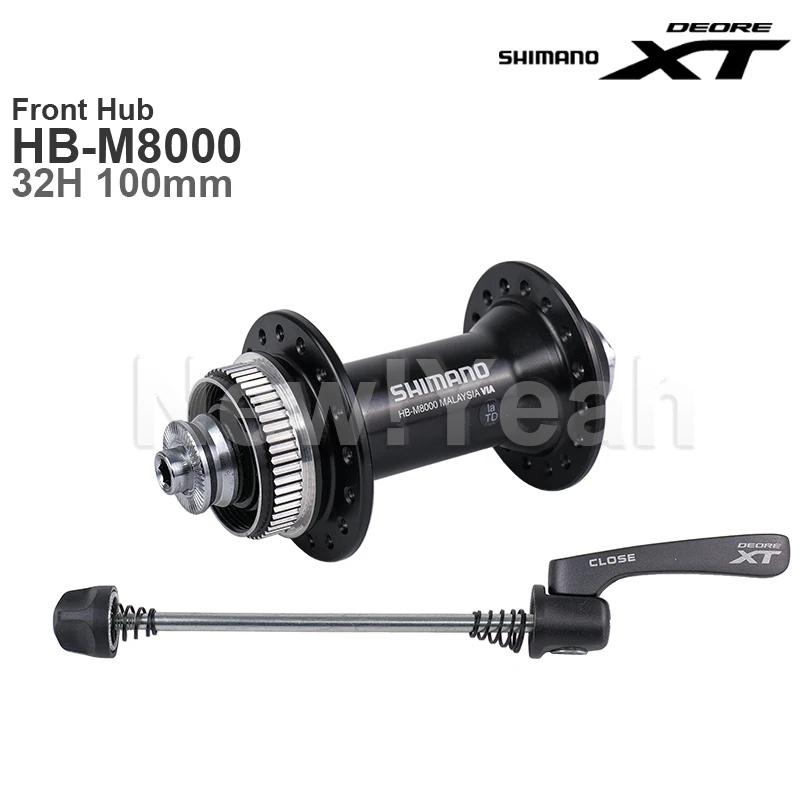 SHIMANO DEORE XT M8000 HUB Groupset Moyeu avant HB-M8000 100 mm et arrière FREEHUB FH-M8000 135 mm a