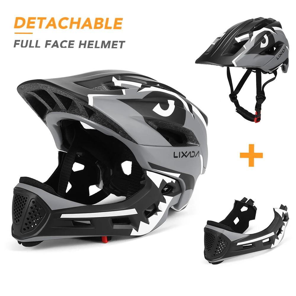 Casque de vélo intégral détachable pour enfants, sport pour enfants, cyclisme, vtt, moto, skateboard