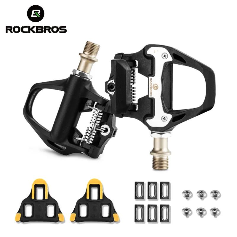 ROCKBROS pédale de vélo SPD-SL vélo de route vélo pédales autobloquantes ultralégères en alliage d'a