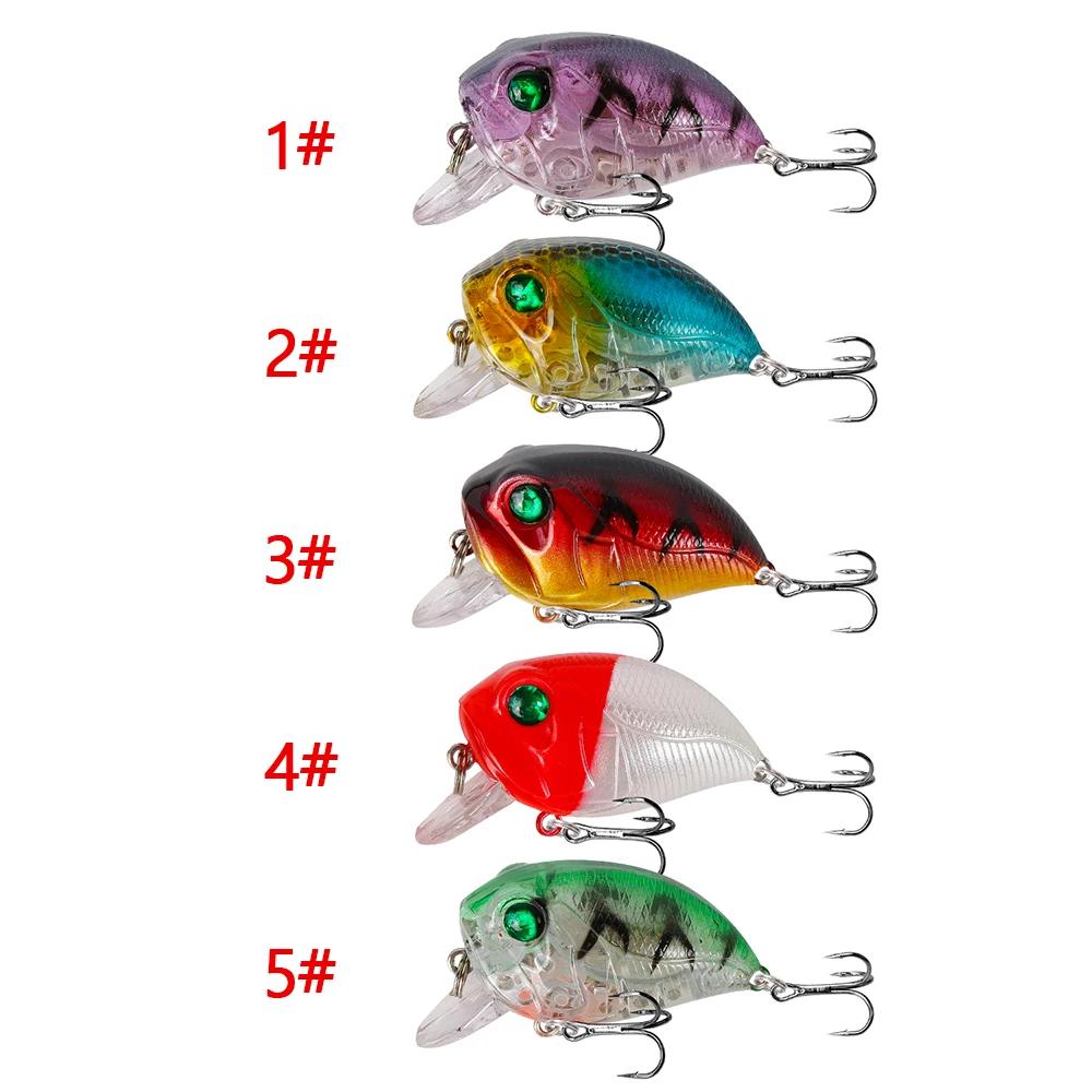 Lot d'appâts artificiels durs flottants pour la pêche, leurre pour attraper des poissons tels que le