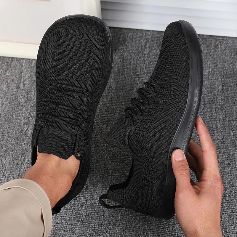 Chaussures barefoot version large 2025 homme femme - Chaussures marche sport mesh respirantes été