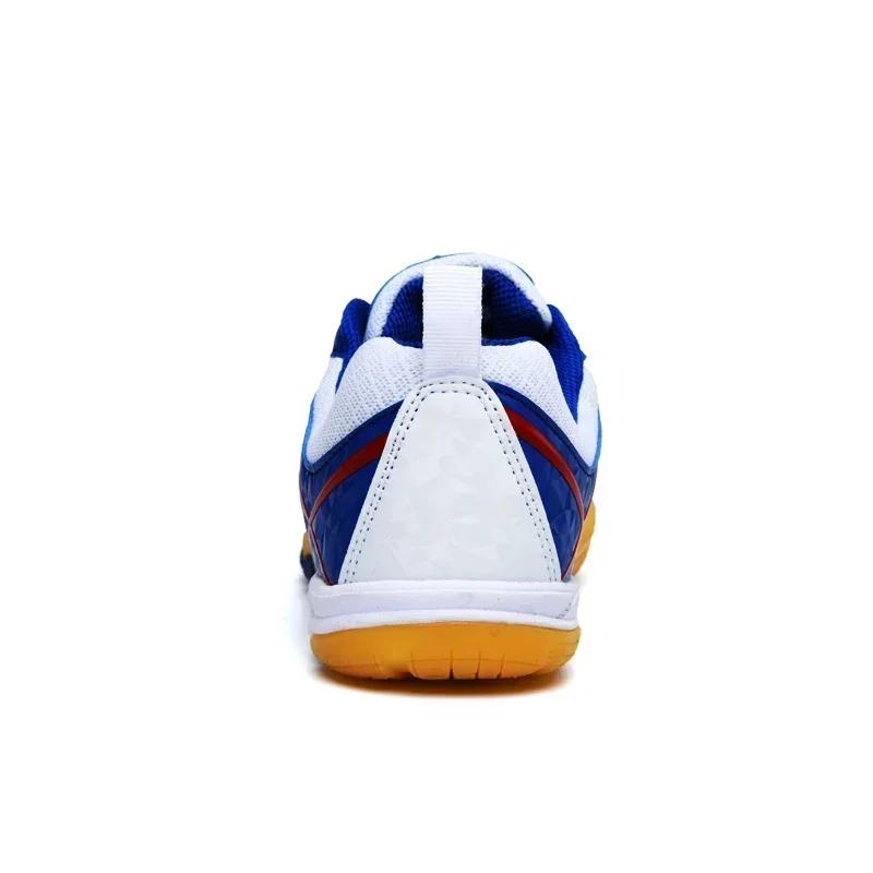 Chaussures tennis de table professionnelles unisexes - Baskets entraînement légères respirantes intérieur