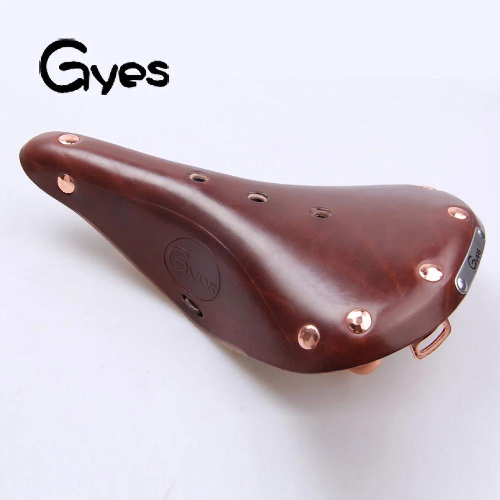 Pouvez-vous es GS17-Selle Rétro en Cuir de Vache group pour Homme, Nministériels d en Acier, Selle d