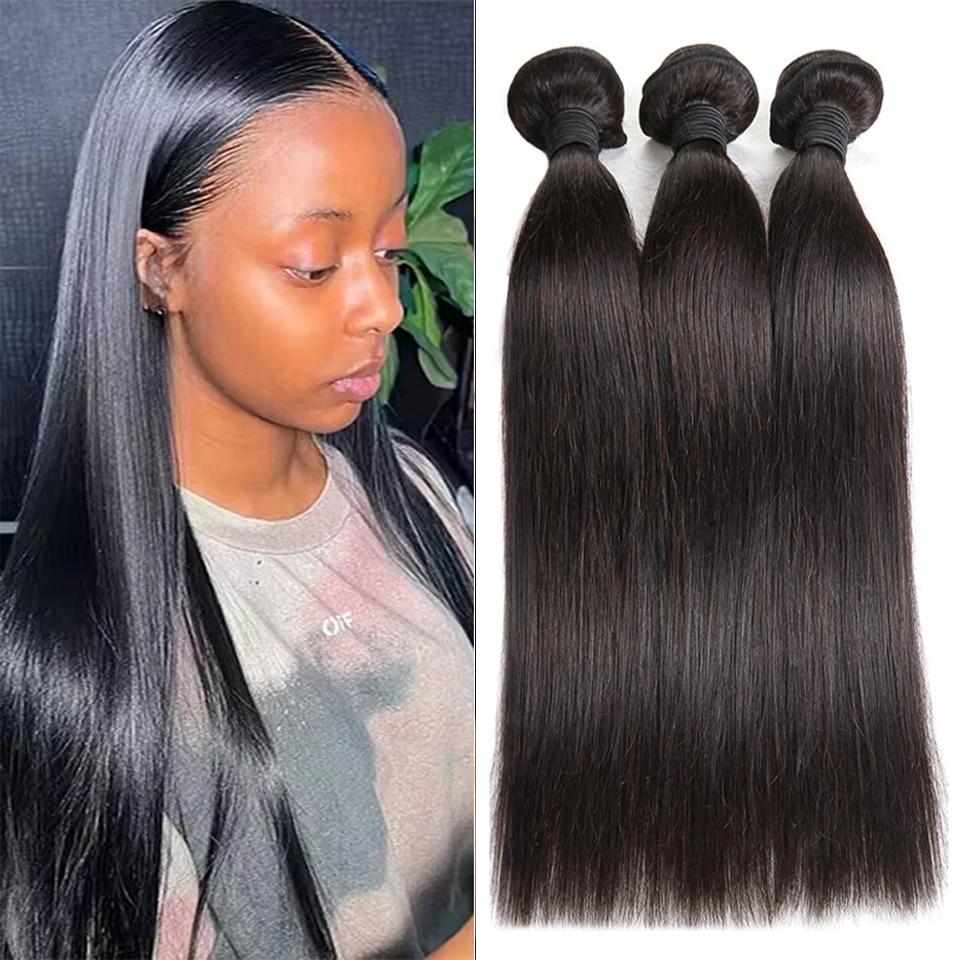 Faisceaux De Cheveux Humains 18 20 22 Pouces Tissage Cheveux humains brésiliens solde Fashowbeauty B