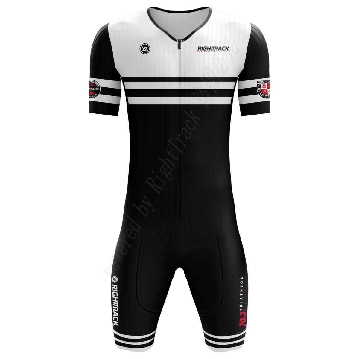 Nouveau Triathlon 70.3 Trisuit Champ du monde combinaison à manches courtes vêtements natation cycli