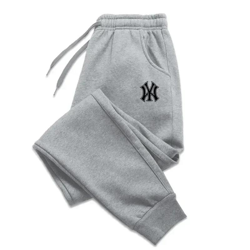 Viser de survêtement de jogging en coton pour hommes, pantalons respirants sportifs, pantalons de co