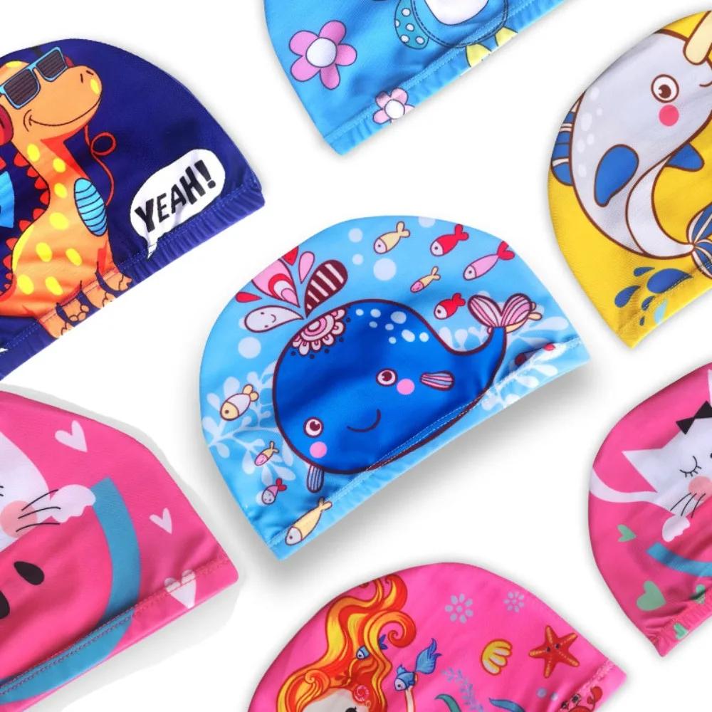 Bonnets de bain pour enfants de 2 à 12 ans, pour garçons et filles, casquettes de plage mignonnes de