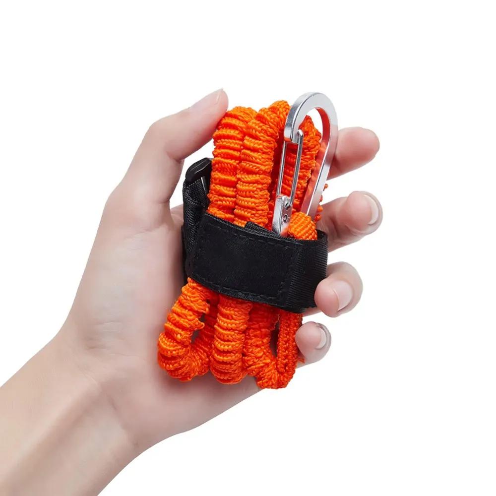 Laisse de pagaie de Kayak résistante à l'usure, canoë de Kayak extensible, laisse de tente de Campin