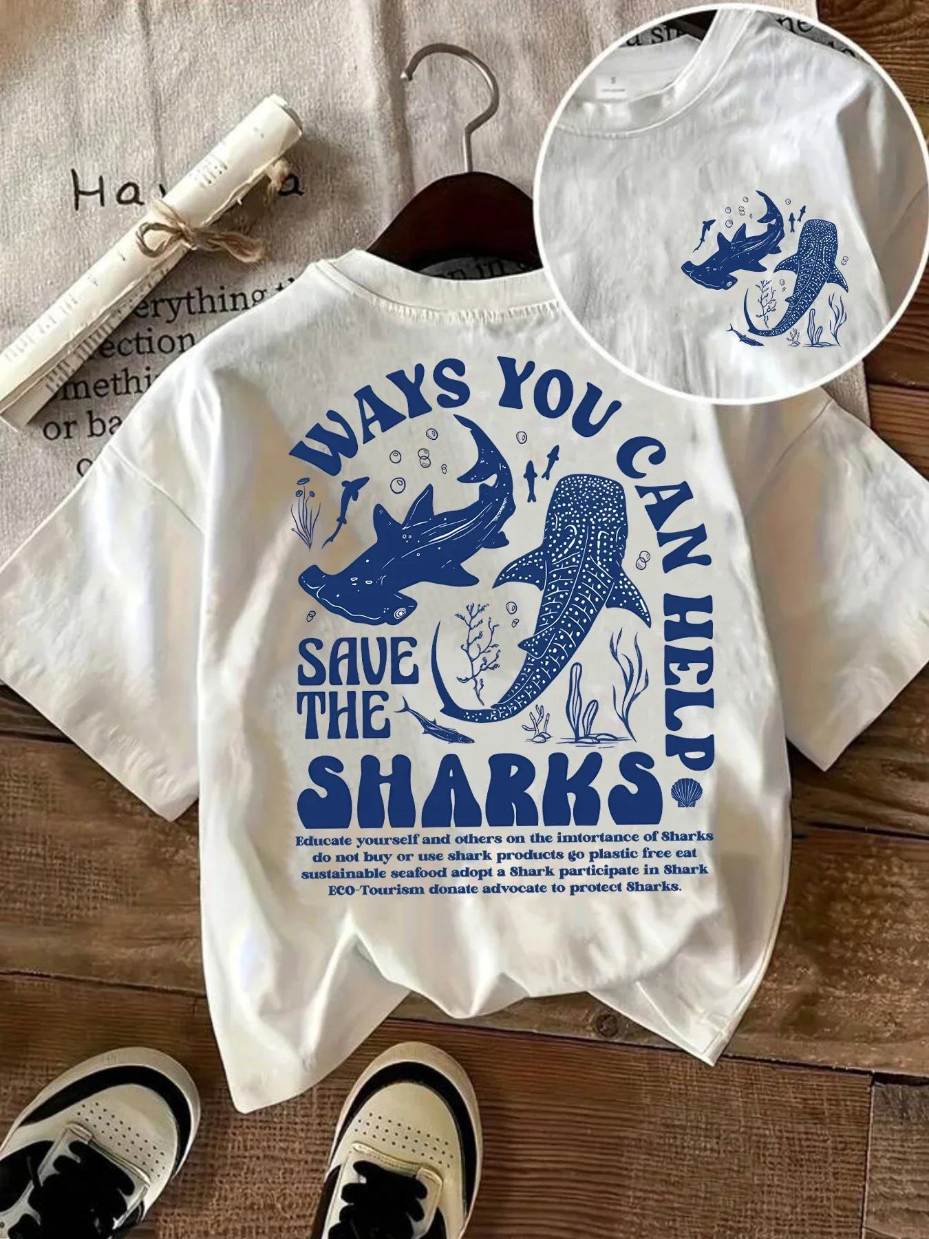 Je vous pouvez aider lettre motif col rond femmes T-shirt à manches courtes mode impression chemise 