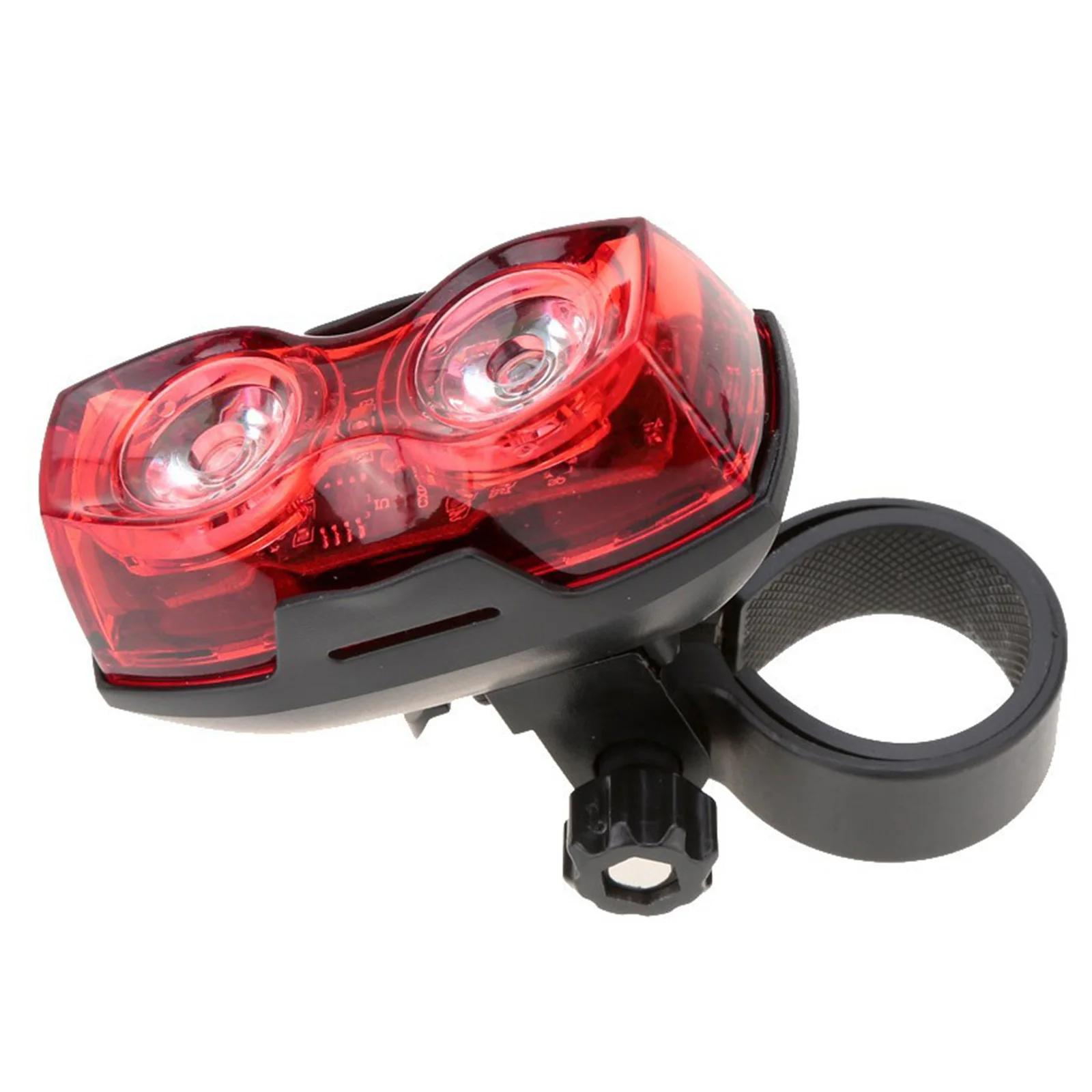 Feu arrière de vélo, piles AAA, haute visibilité, feu rouge, horizontal ou Vertical, accessoires pou