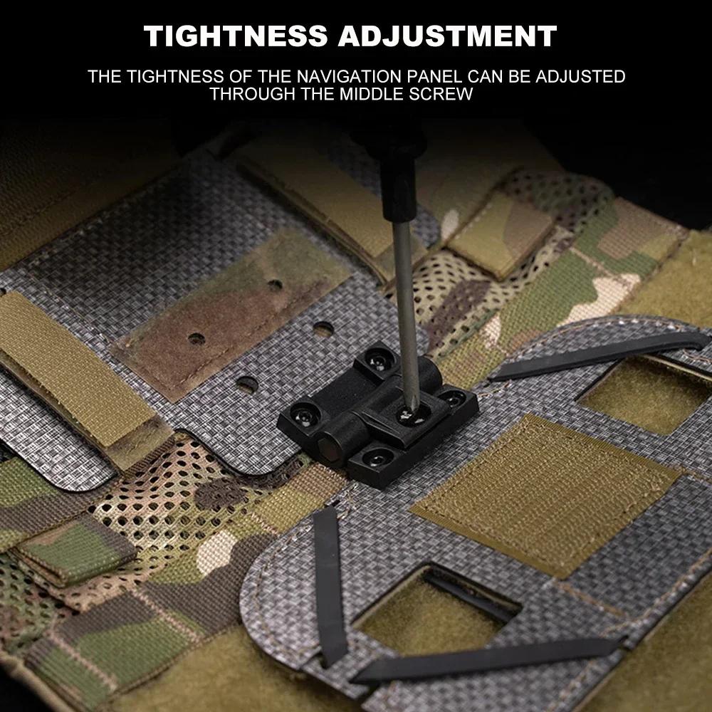 Gilet de chasse, planche de Navigation pour téléphone, pochette Molle, plate-forme de poitrine, supp