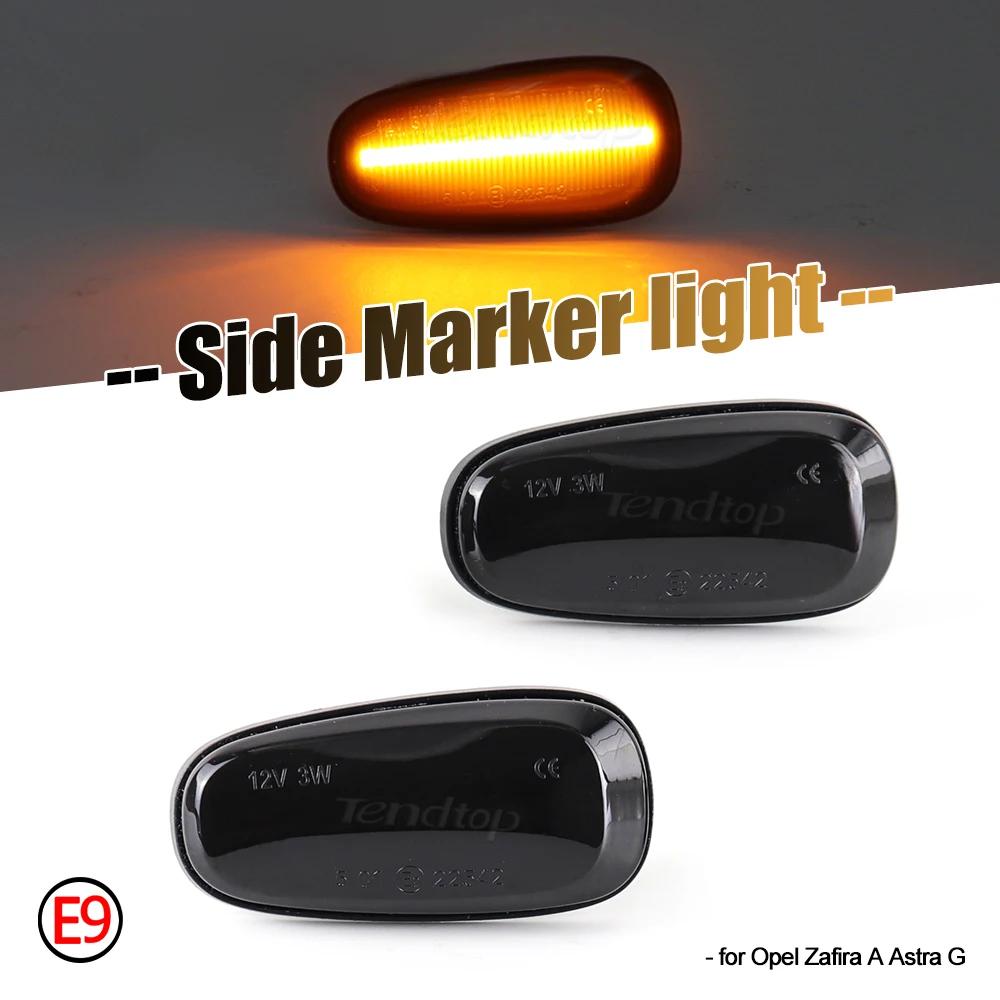 Pour Opel pour Zafira A 1999-2005 Astra G 1998-2009 clignotant LED marqueur latéral indicateur lumin