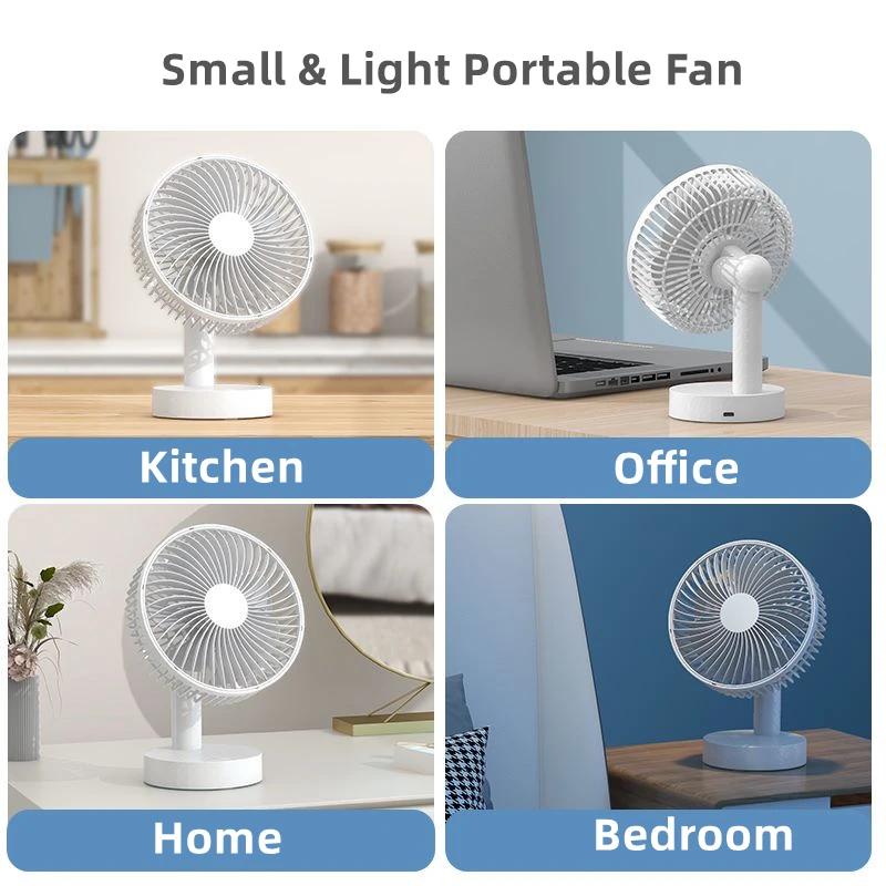 Mini ventilateur de Table USB 4 vitesses ventilateur de refroidissement de Table de bureau Portable 