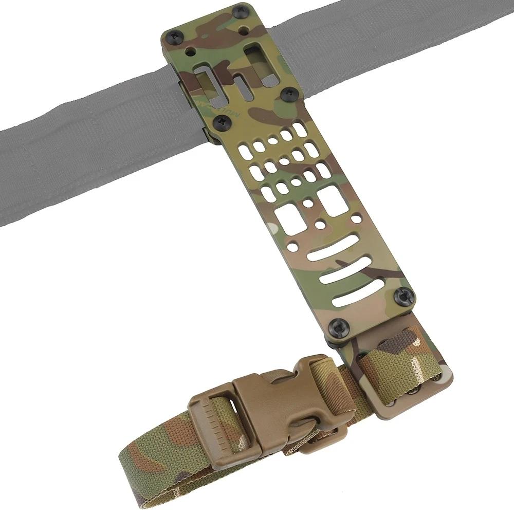 Adaptateur de étui de pistolet modulaire en métal de chasse pour plate-forme QLS, bande de jambe tom