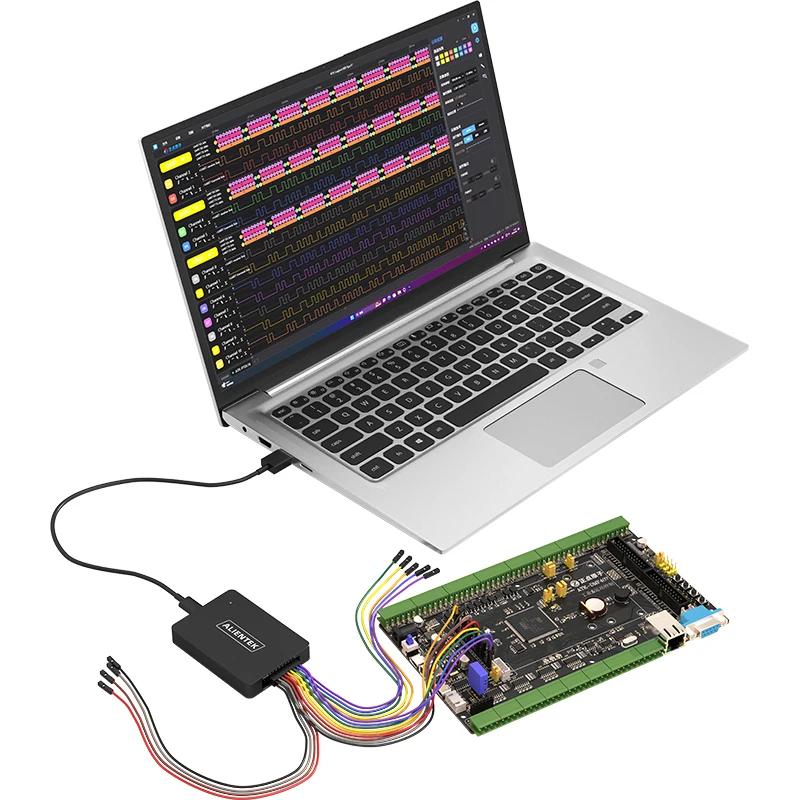 ALIENTEK analyseur logique DL16 250MHz taux d'échantillonnage maximum 16 canaux outils d'analyse log