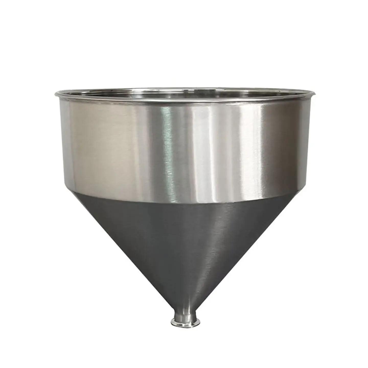 Entonnoir en acier inoxydable 304 extra épais, cylindre liquide, machine de remplissage d'huile lubr