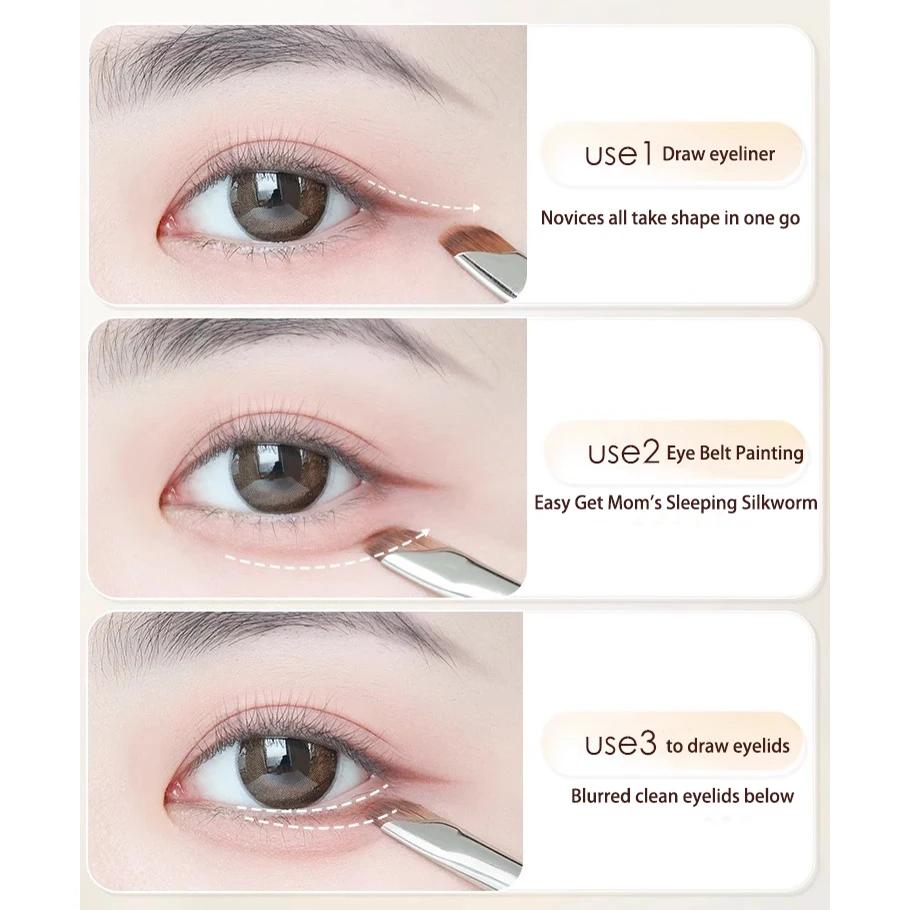Faucer Eyeliner brosse fard à paupières lame brosse détail brosse diagonale sourcils brosses sous-po