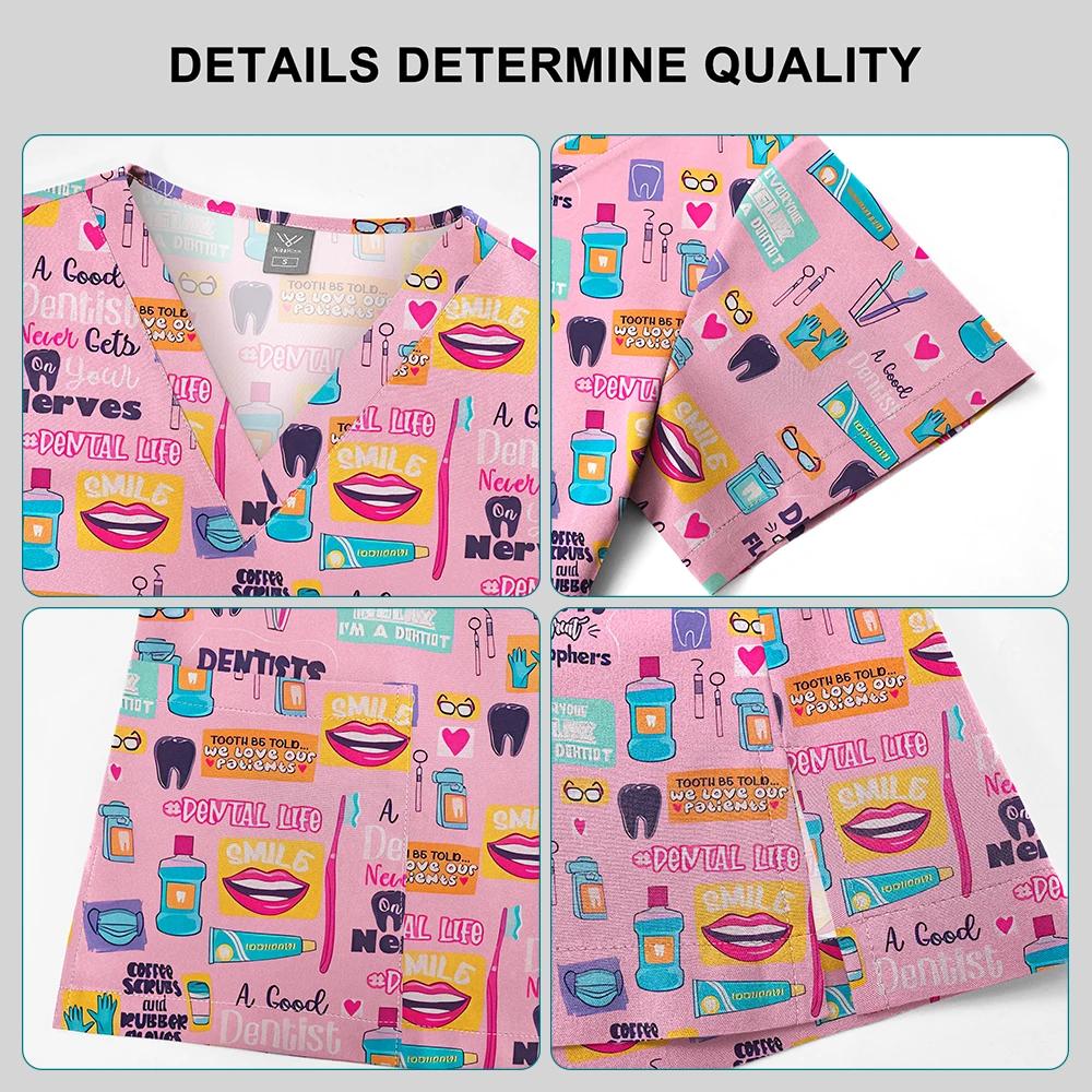 Uniformes en polyester et spandex pour femmes, belle chemise de gIslande pour hôpital, chemise de gI