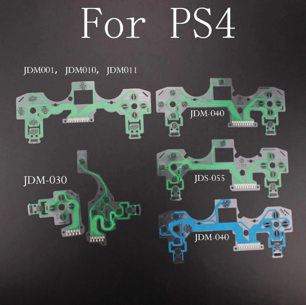 10 pièces pour réparation Ps4 Ps5 Jdm 030 040 050 contrôleur Film conducteur clavier câble flexible 