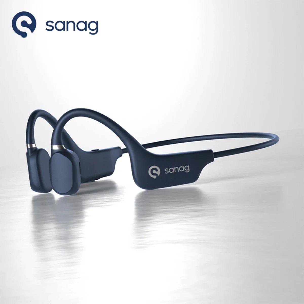 Sanag A5X véritable Conduction osseuse casque sans fil Sport oreille ouverte Bluetooth écouteurs 3D 