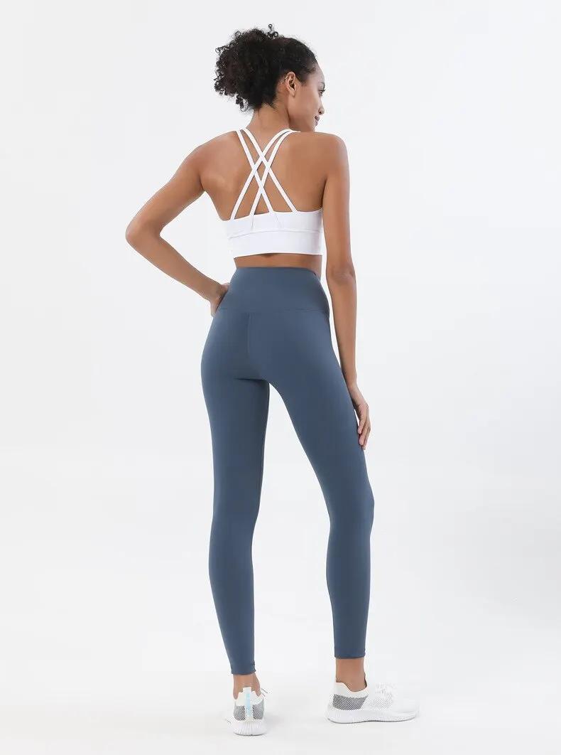Soutien-gorge en nylon respirant pour femme, haut sexy, soutiens-gorge de yoga, sous-vêtements de sp