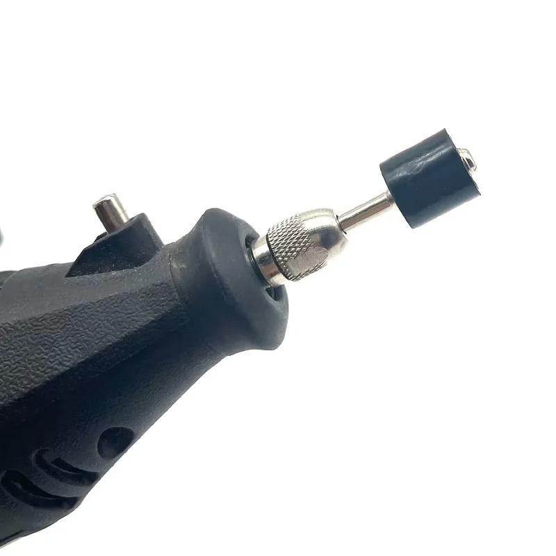 Mandrin en caoutchouc pour tambour, accessoires Dremel, tige à tige de 2.35mm 3.175mm pour ponceuse,