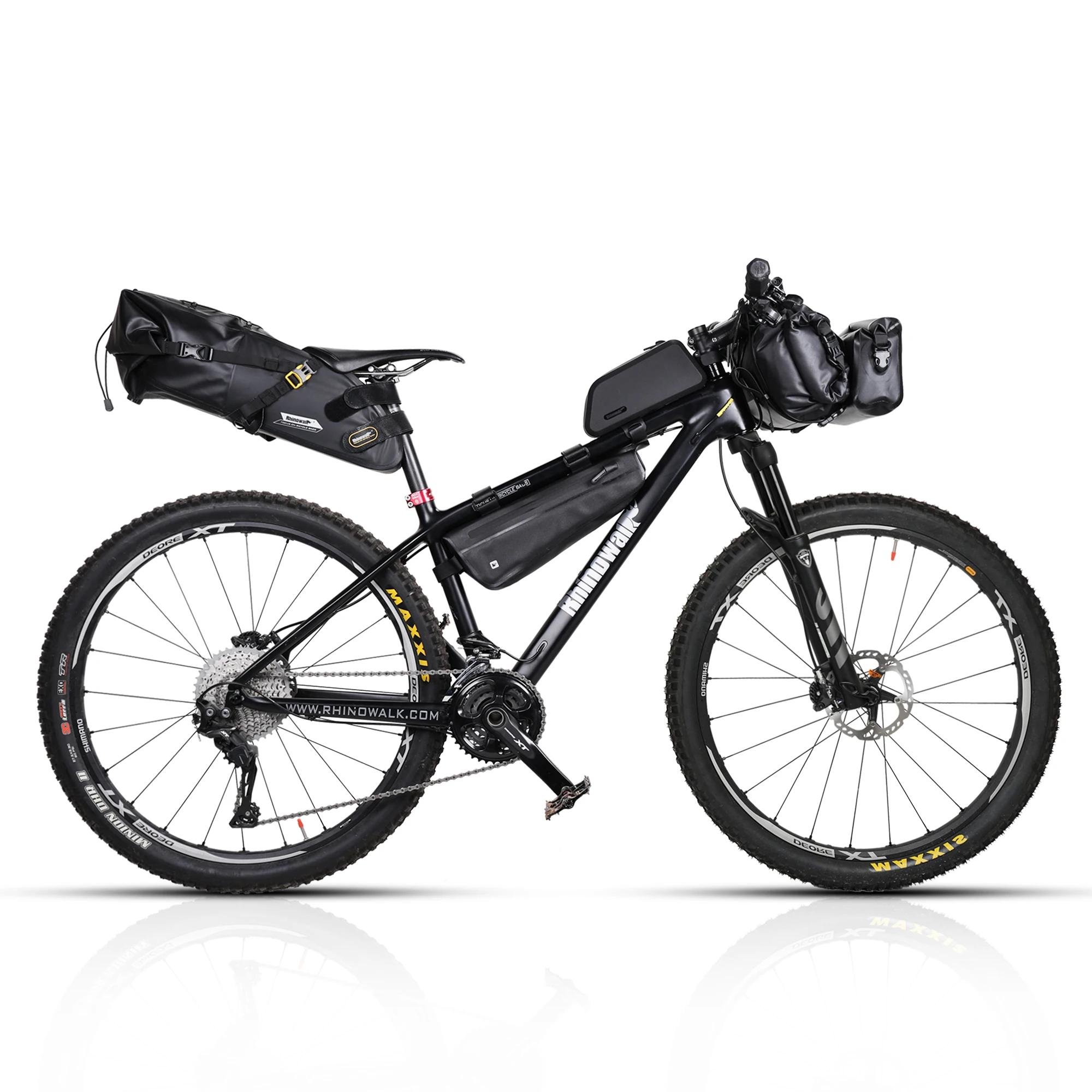 Bal inowalk-Ensemble de sacoches de vélo étanches, sac de guidon, sacoche de dégager, siège de vélo,