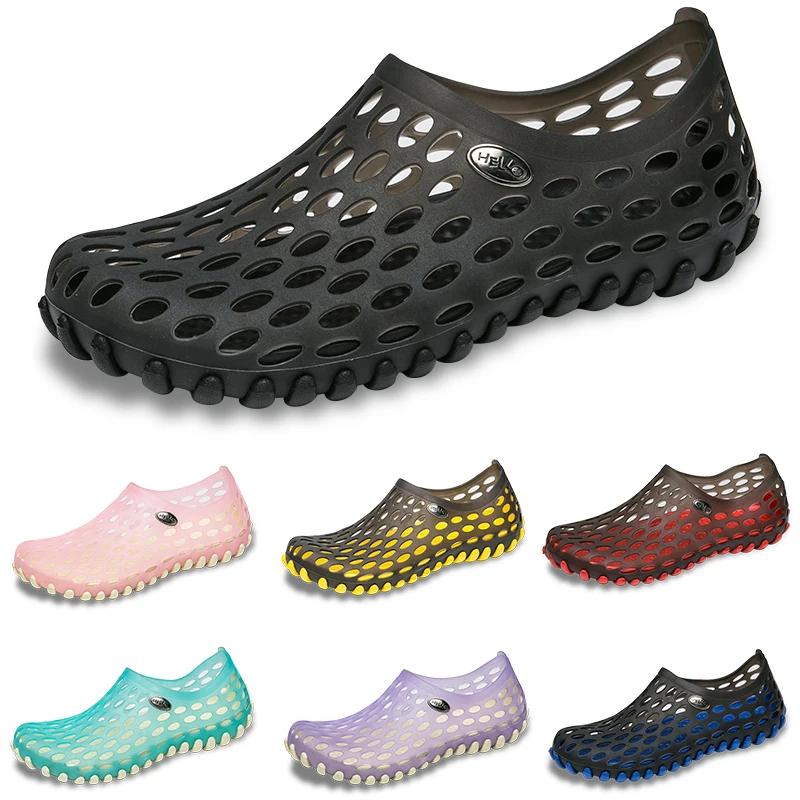 Sandales de plage unisexes - Pantoufles légères de voyage pour piscine et jardin grande taille