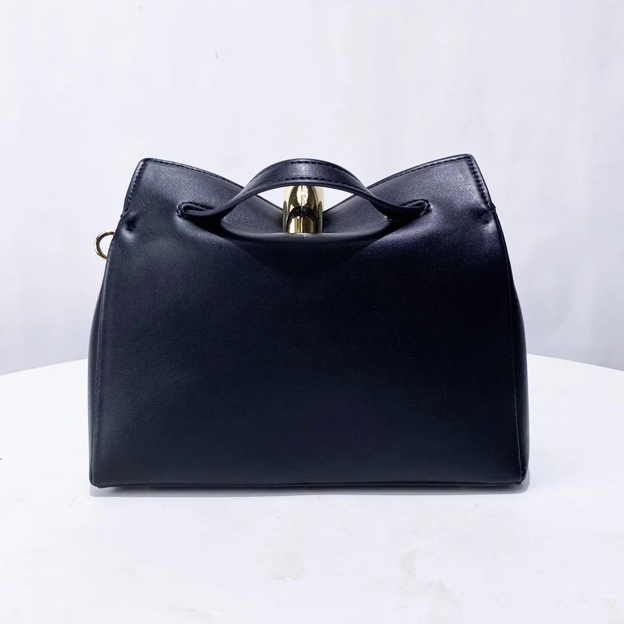Boucle en métal décoration fourre-tout sacs à poignée supérieure pour femmes sac à main et sac à mai