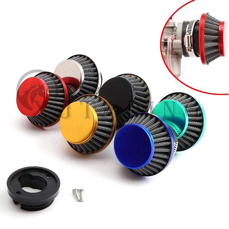 Filtre à Air de vélo de poche avec connecteur pour carburateur de carburateur de moteur 2 temps 47cc