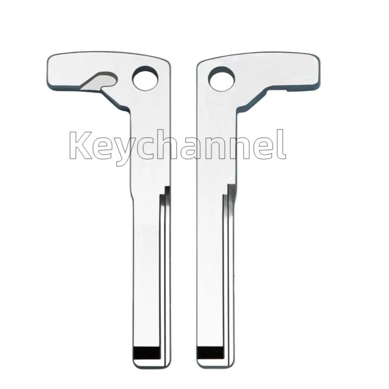Keychannel 10 pièces Lame de clé de voiture d'urgence HU64, lame vierge pour clé intelligente, pour 