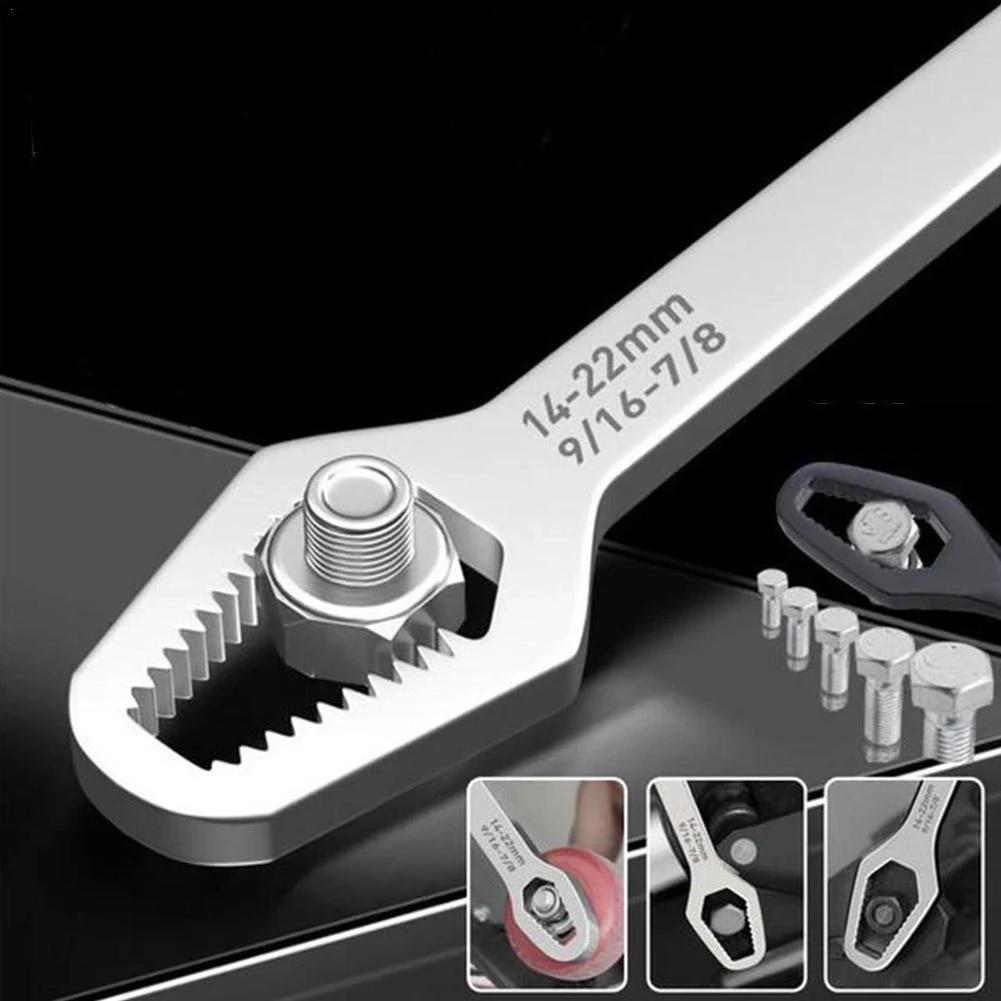 Clé Torx universelle 8-22mm à serrage automatique, réglable, à lunettes, planche à clés Torx à Doubl