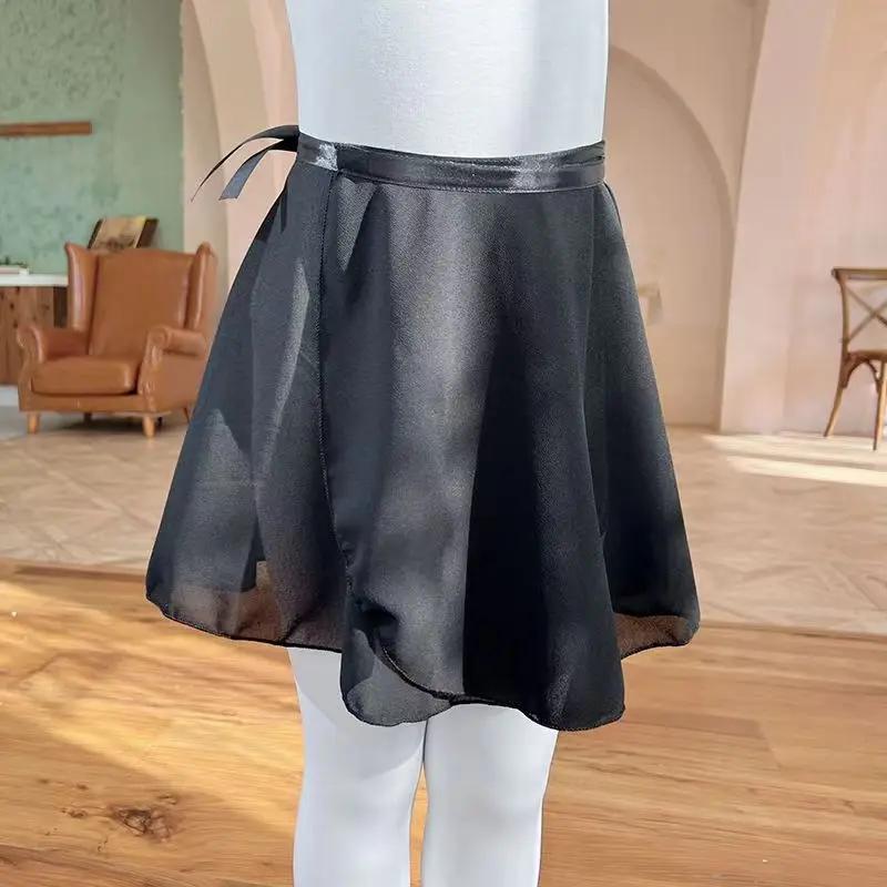 Jupe Ballet CLYFAN en mousseline de soie - Lacets élégants - Adultes et filles