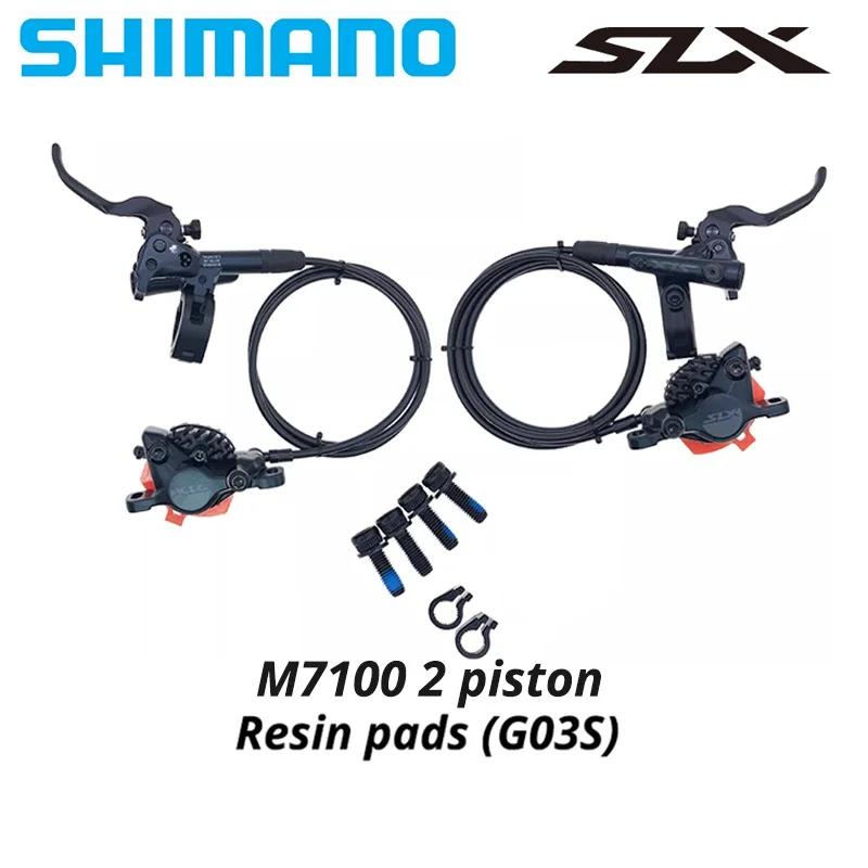 SHIMANO DEORE XT SLX M6100 M6120 M7100 M7120 M8100 M8120 jeu de freins à disque hydrauliques à 2 ou 