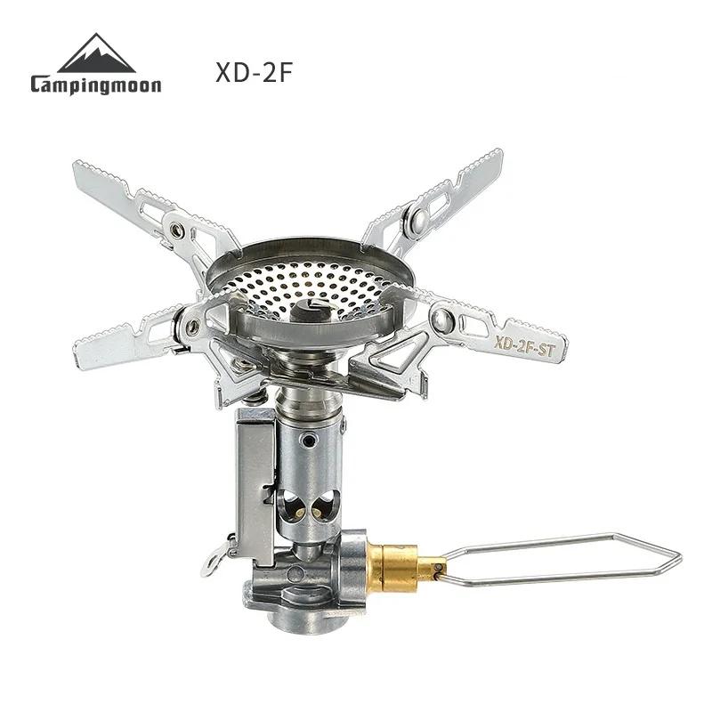 Réchaud de camping à gaz de type split pour l'extérieur Campingmoon XD-2F XT-2F, cuisinière d'alpini