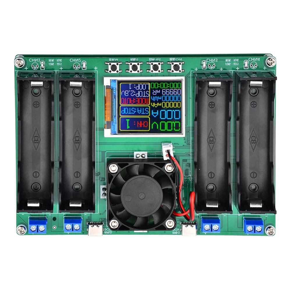 Testeur de capacité de batterie avec écran LCD 2Ch 4CH MAh MWh, détecteur numérique de puissance de 