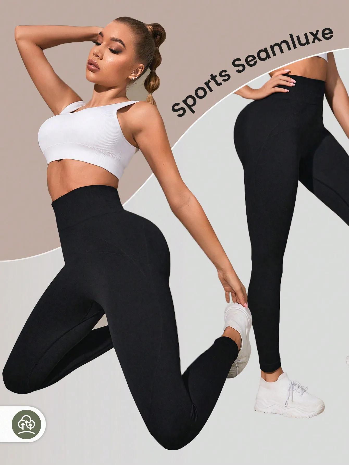 Leggings TUNIControl taille haute femme - Pantalon yoga non transparent pour entraînement et course