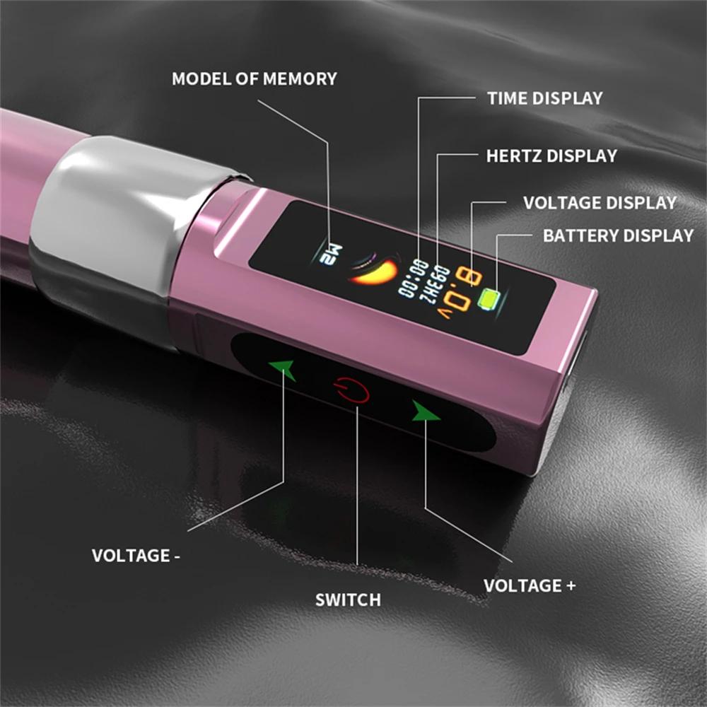 Machines à tatouer professionnelles F10 avec batterie, pistolets à tatouer, moteur sans balais, styl
