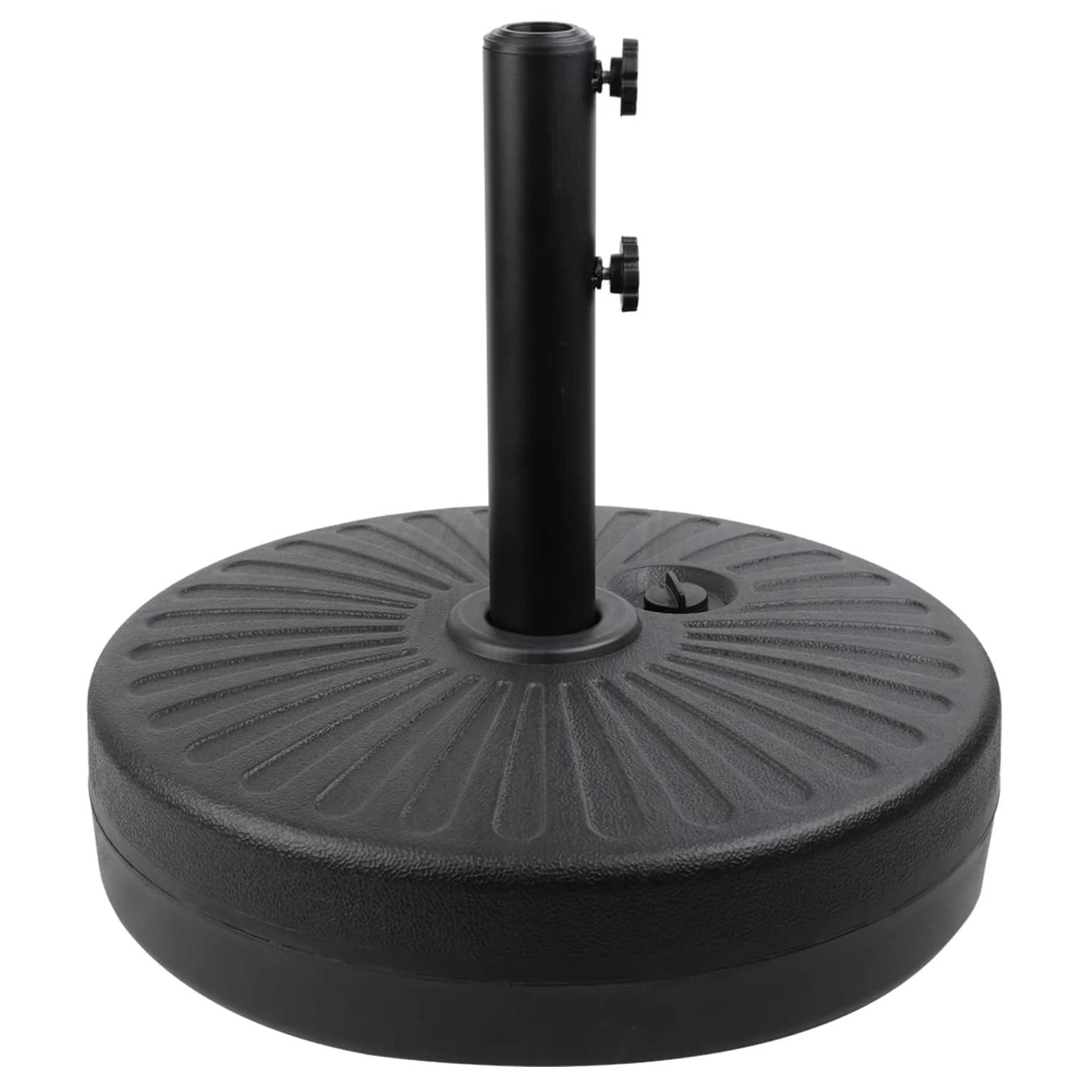 Support de base de parapluie d'extérieur rempli d'eau, support de poids avec antidérapant, porte-par