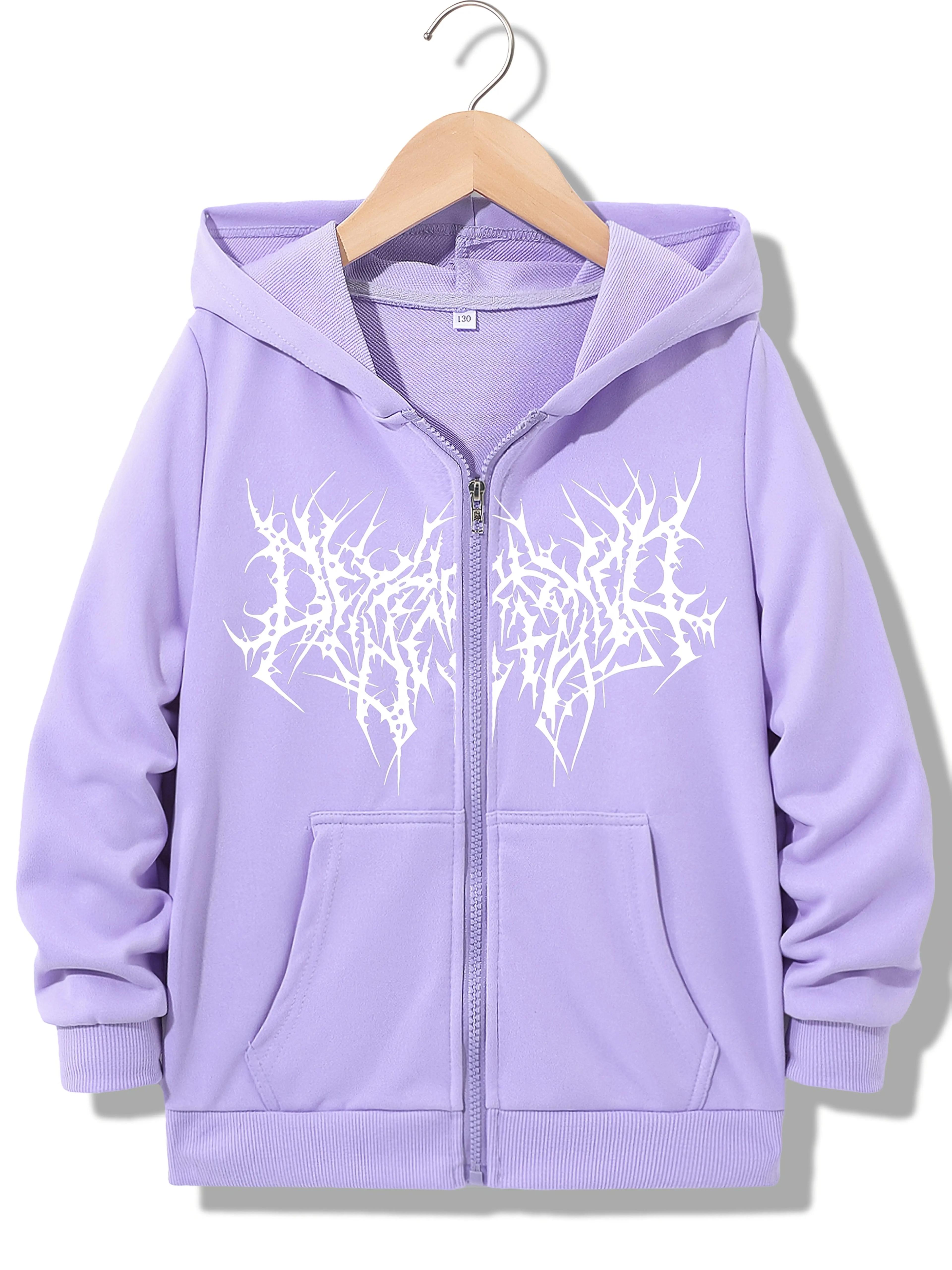 Sweat à capuche zippé streetwear tendance, style HIP HOP décontracté, pour garçons et filles, Y2k, p