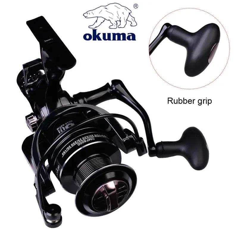 Okuma tout métal fil tasse filature bateau de pêche 5.2:1 4.7:1 tambour rotatif 19KG résistance tamb