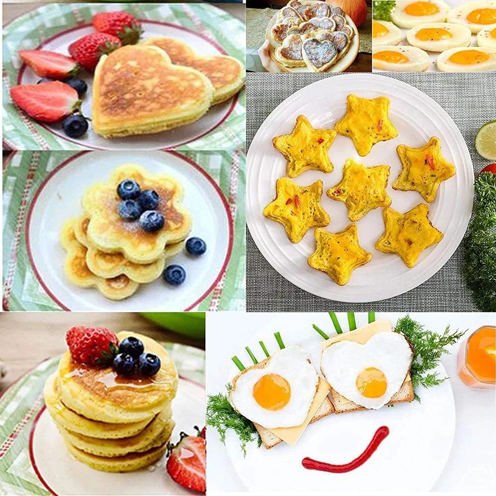 Silicone antiadhésif oeuf Shaper omelette fantastique oeuf crêpière anneau cuisine cuisson omelette 