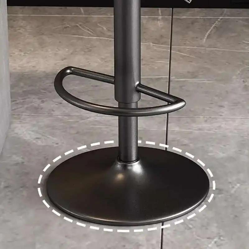 Tabouret haut nordique en métal moderne, chaises de bar de luxe, meubles de restaurant, salon