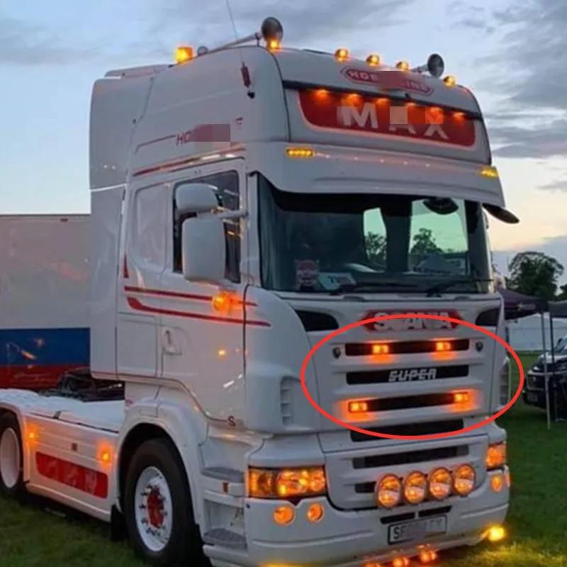 1/2/5 pièces ambre blanc LED camion Scania calandre lumières DAF calandre lampe pour Volvo calandre 