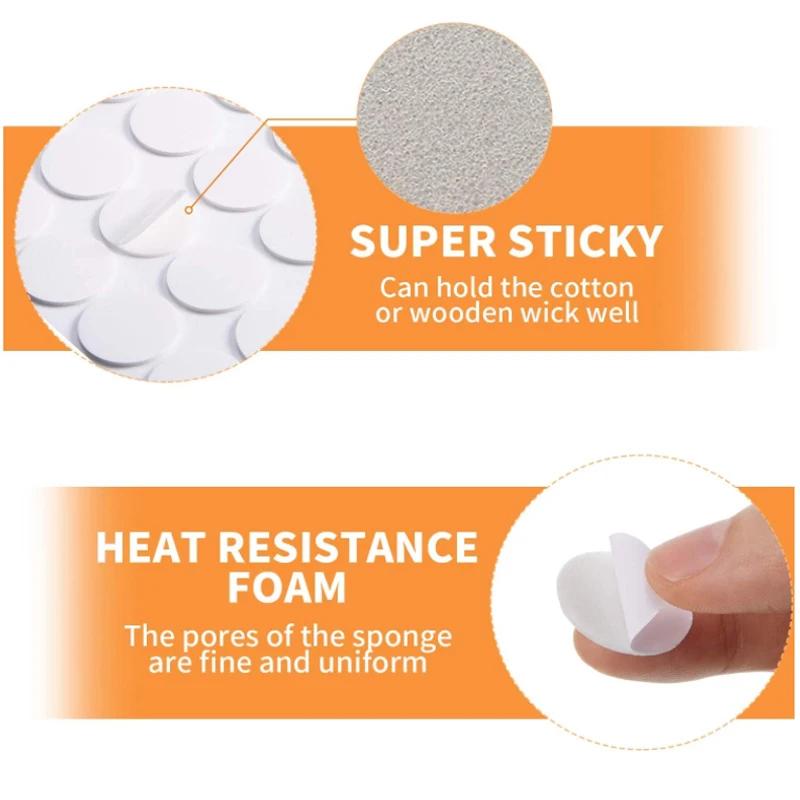 Mèches de bougie sans fumée, 100 pièces, 2.5-20cm, mèches à noyau de coton pré-ciré avec onglets de 