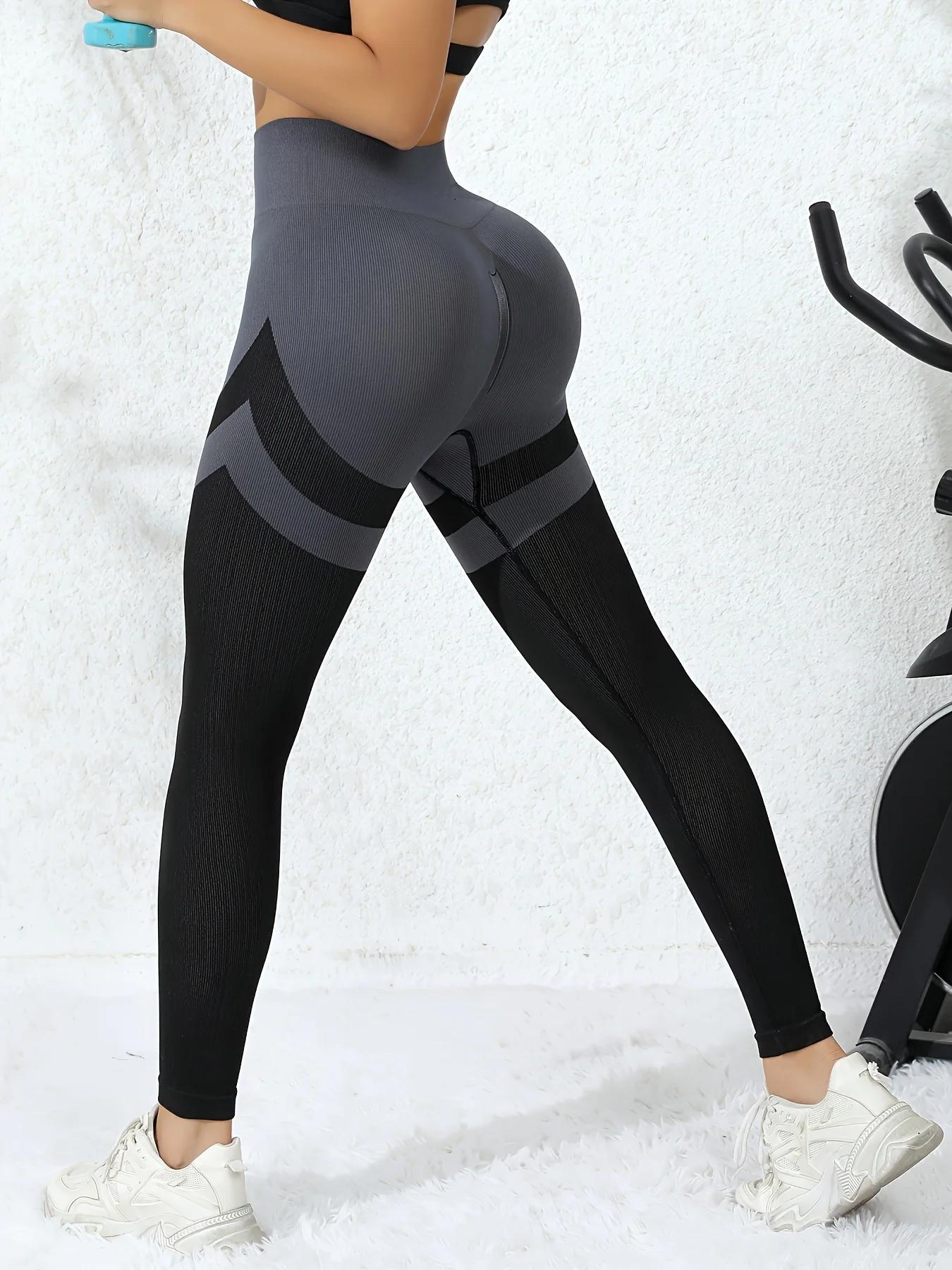 Legging froissé sans couture pour femmes, collants d'entraînement, collants de levage des fesses, pa