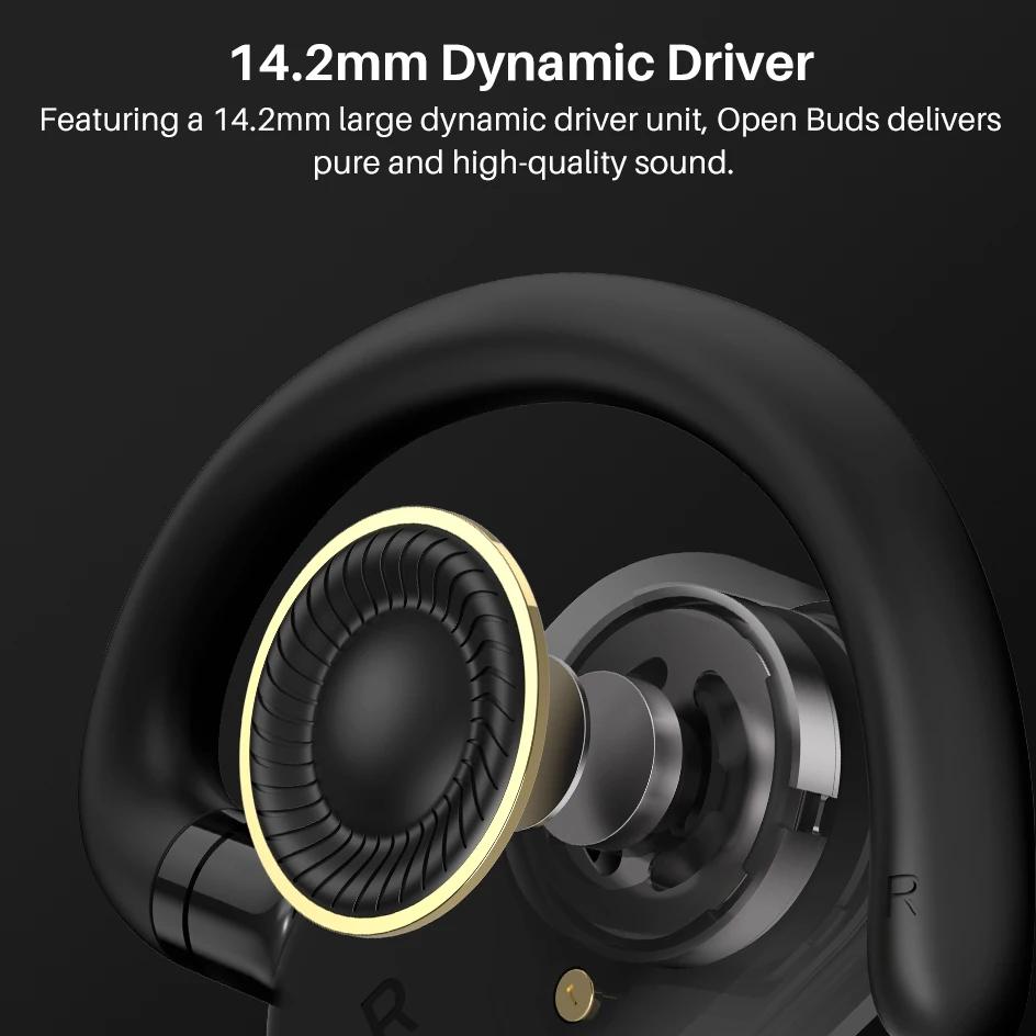 TOZO OpenBuds OWS Bluetooth 5.3 écouteurs oreille ouverte casque sans fil écouteurs appels cristalli